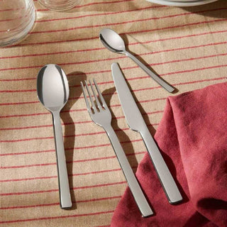 Alessi REB09S24 Ovale cutlery set 24 pieces in steel - Buy now on ShopDecor - Discover the best products by ALESSI design