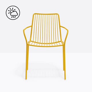Pedrali Nolita 3656 garden armchair with armrests and high backrest - Buy now on ShopDecor - Discover the best products by PEDRALI design
