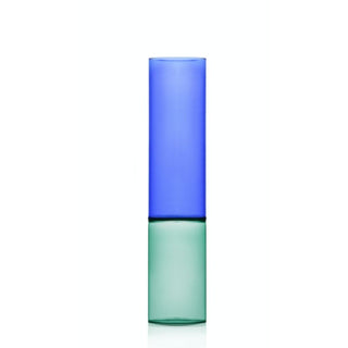 Ichendorf Bamboo Groove vase green-blue h. 30 cm. by Anna Perugini - Buy now on ShopDecor - Discover the best products by ICHENDORF design