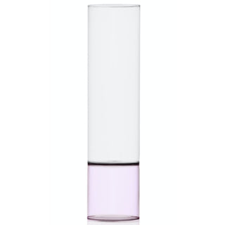 Ichendorf Bamboo Groove vase pink-clear h. 37 cm. by Anna Perugini - Buy now on ShopDecor - Discover the best products by ICHENDORF design