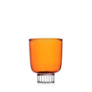 Ichendorf Liberta amber wine stemmed glass by Margherita Rui - Buy now on ShopDecor - Discover the best products by ICHENDORF design