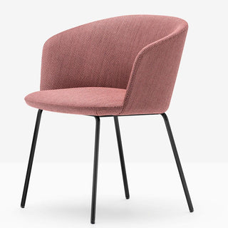 Pedrali Nym Soft 2887 padded armchair with steel frame - Buy now on ShopDecor - Discover the best products by PEDRALI design