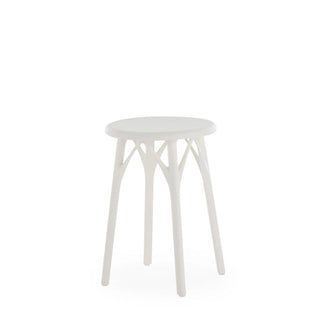 Kartell A.I. stool Light with seat h. 45 cm. for indoor/outdoor use Kartell White BI - Buy now on ShopDecor - Discover the best products by KARTELL design