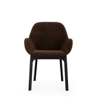 Kartell Clap armchair in Aquaclean fabric with black structure Kartell Aquaclean 2 Brick Red - Buy now on ShopDecor - Discover the best products by KARTELL design