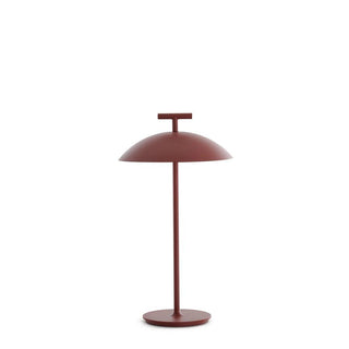 Kartell Mini Geen-A portable table lamp LED battery version for outdoor use Kartell Brick Red MA - Buy now on ShopDecor - Discover the best products by KARTELL design