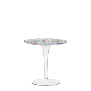 Kartell TipTop Kids side table for children with drawing - Buy now on ShopDecor - Discover the best products by KARTELL design