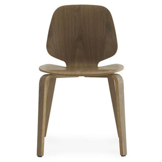Normann Copenhagen My Chair walnut wood chair - Buy now on ShopDecor - Discover the best products by NORMANN COPENHAGEN design