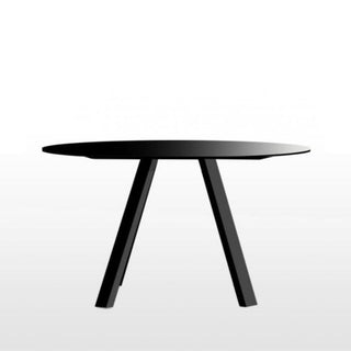 Pedrali Arki-table Fenix diam.139 cm. in black solid laminate - Buy now on ShopDecor - Discover the best products by PEDRALI design
