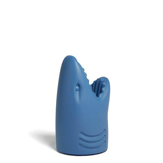 Qeeboo Killer umbrella stand in the shape of a shark Qeeboo Denim blue - Buy now on ShopDecor - Discover the best products by QEEBOO design
