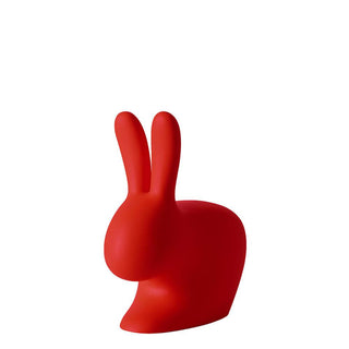 Qeeboo Rabbit Chair in the shape of a rabbit Qeeboo Red - Buy now on ShopDecor - Discover the best products by QEEBOO design
