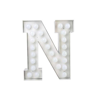 Seletti Vegaz Letter N white - Buy now on ShopDecor - Discover the best products by SELETTI design
