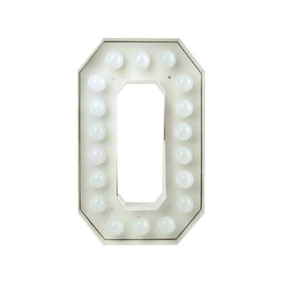 Seletti Vegaz Letter O white - Buy now on ShopDecor - Discover the best products by SELETTI design