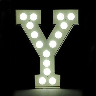 Seletti Vegaz Letter Y white - Buy now on ShopDecor - Discover the best products by SELETTI design