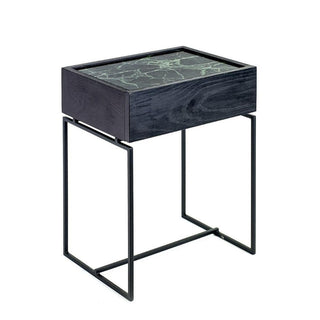 Serax Nero & Verde side table with drawer h. 52 cm. - Buy now on ShopDecor - Discover the best products by SERAX design