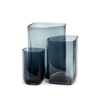 Serax Silex vase blue h. 33 cm. - Buy now on ShopDecor - Discover the best products by SERAX design